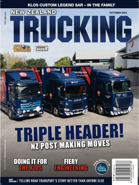 Cover of NZ Trucking Magazine