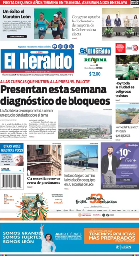 Cover of El Heraldo de Leon