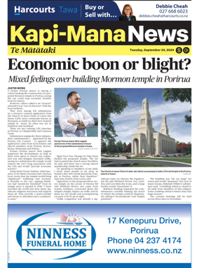 Cover of Kapi-Mana News