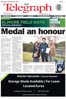 Cover of Seymour Telegraph