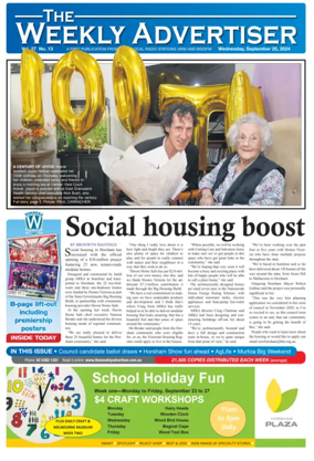 Cover of The Weekly Advertiser Horsham