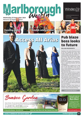 Cover of Marlborough Weekly