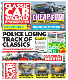 Cover of Classic Car Weekly (UK)