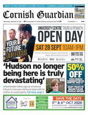Cover of Cornish Guardian (Bodmin & East Cornwall)
