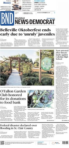 Cover of Belleville News-Democrat