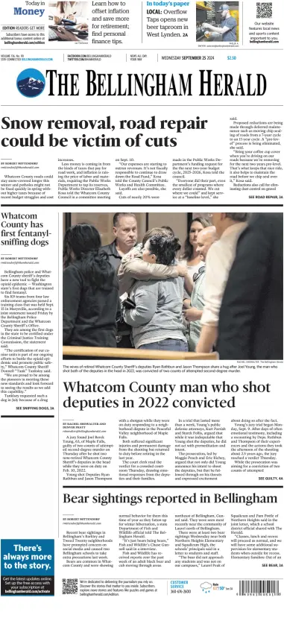 Cover of The Bellingham Herald