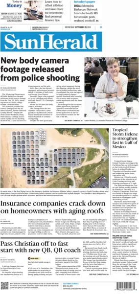 Cover of The Sun Herald