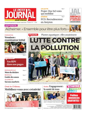 Cover of Le Petit Journal - L'hebdo local de l'Aveyron