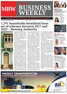 Cover of The Malta Business Weekly