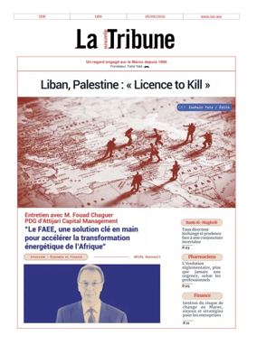 Cover of La Nouvelle Tribune