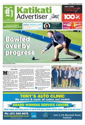 Cover of Katikati Advertiser