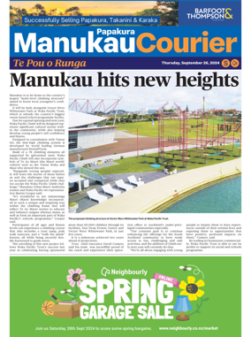 Cover of Manukau Courier