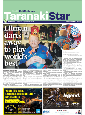 Cover of South Taranaki Star
