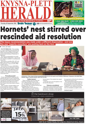 Cover of Knysna-Plett Herald