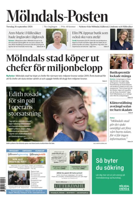 Cover of Mölndals-Posten