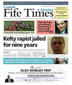 Cover of Central Fife Times
