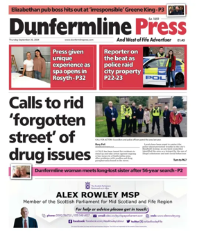Cover of Dunfermline Press