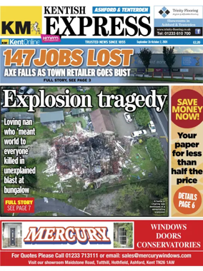 Cover of Kentish Express Ashford & District