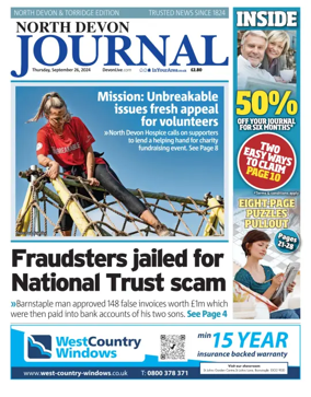 Cover of North Devon Journal