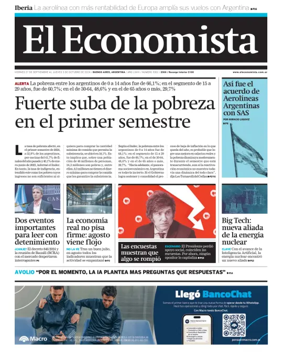 Cover of El Economista (Argentina)
