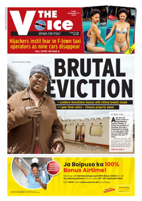 Cover of The Voice (Botswana)