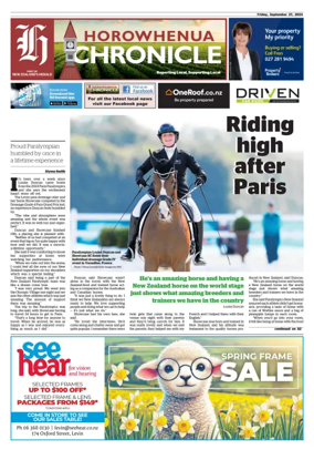 Cover of Horowhenua Chronicle