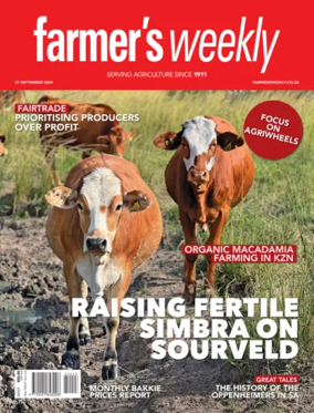 Cover of Farmers Weekly (South Africa)