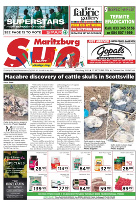 Cover of Maritzburg Sun (South Africa)