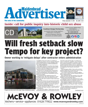 Cover of Maidenhead Advertiser
