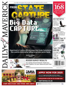 Cover of Daily Maverick