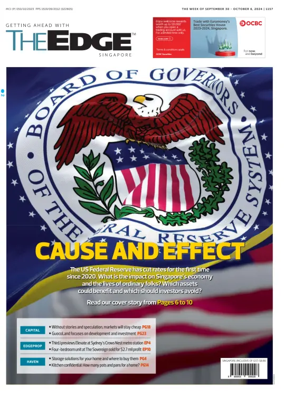 Cover of The Edge Singapore