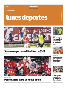 Cover of Lunes Deportes