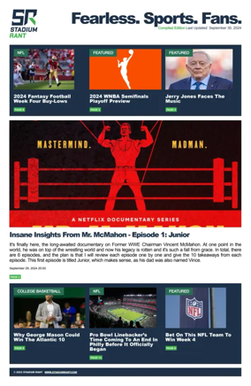 Cover of Stadium Rant