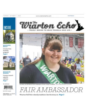 Cover of Wiarton Echo