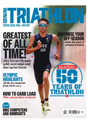 Cover of 220 Triathlon Magazine