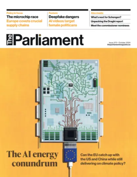 Cover of The Parliament Magazine