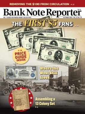 Cover of Bank Note Reporter