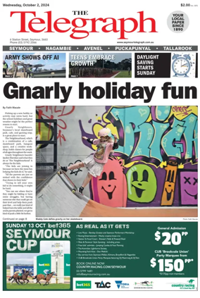 Cover of Seymour Telegraph