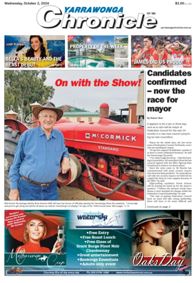 Cover of Yarrawonga Chronicle