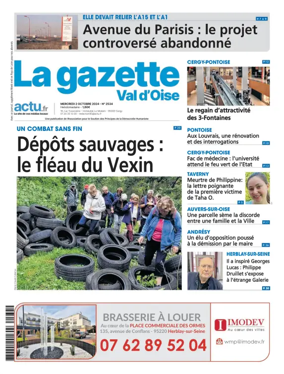 Cover of La Gazette Val d'Oise