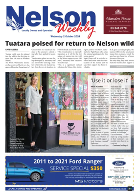 Cover of Nelson Weekly