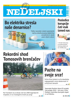 Cover of Nedeljski Dnevnik