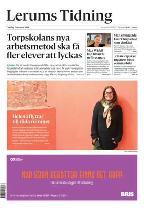Cover of Lerums Tidning