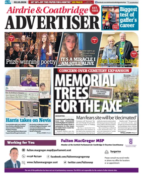 Cover of Airdrie & Coatbridge Advertiser