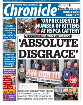 Cover of Crewe Chronicle