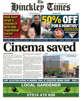 Cover of Hinckley Times