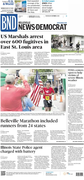 Cover of Belleville News-Democrat