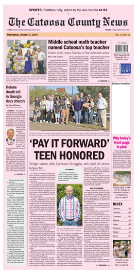 Cover of The Catoosa County News