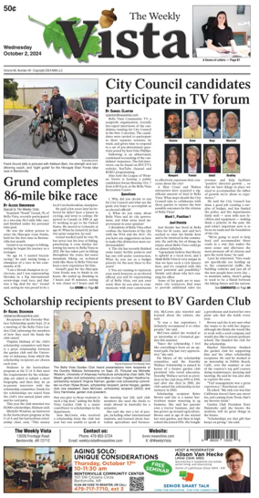 Cover of The Weekly Vista