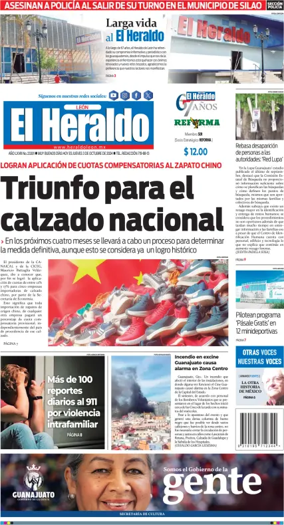 Cover of El Heraldo de Leon